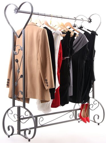 Boutique Clothing Rack, Elegant Garment Rack, Display Store Rack