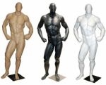 Bodybuilder Male Mannequin, Muscled  Mannequin, Masculine Display Mannequin, Store Mannequin