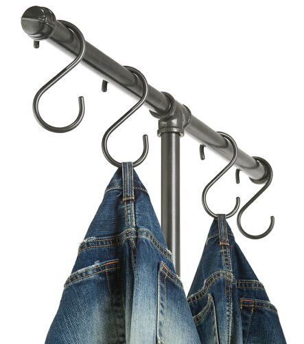Hanging hooks for clothing racks