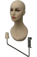 Wig Mannequin Head Display, Sunglasses Display, Hat Display Form, Jewelry Display, Female Scarf Display