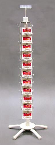 Counter Rack with Clips Rotating