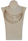 Necklace Display Stand Jewelry Diamonds Gold Silver