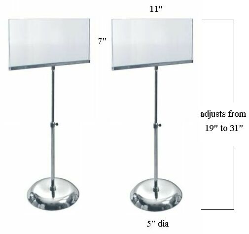 Counter Table Sign Holder, Pricetag Display