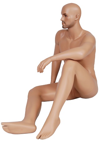 Display Mannequin, Sitting Male Mannequin, Display Mannequin, Store Mannequin