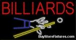 Billiards Bar Sign, Business sign, Window Store Sign