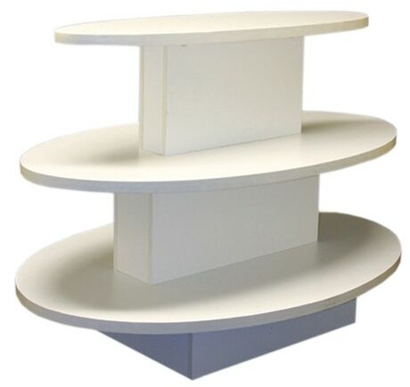 Store Display Table, Display  Isle Unit with Tiers